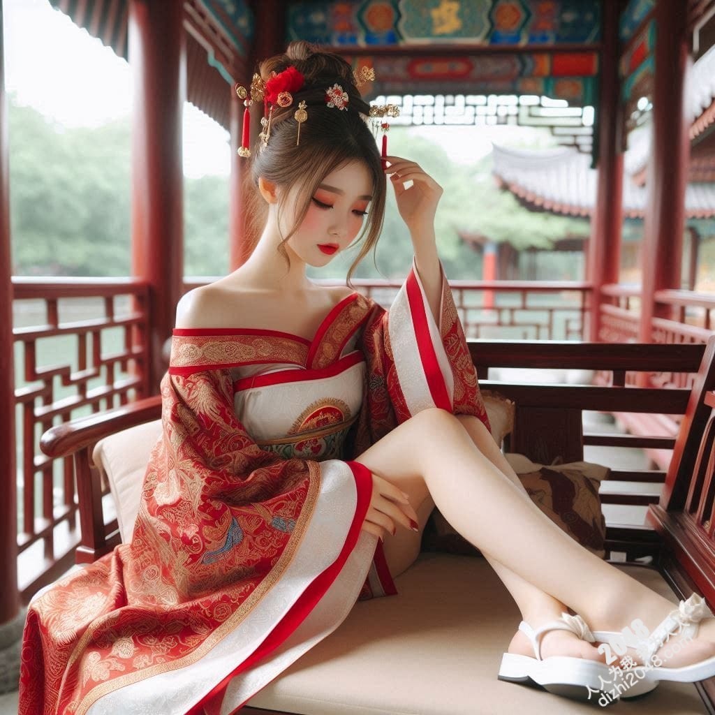 汉服写真：绝色仕女，江南水乡的秘密