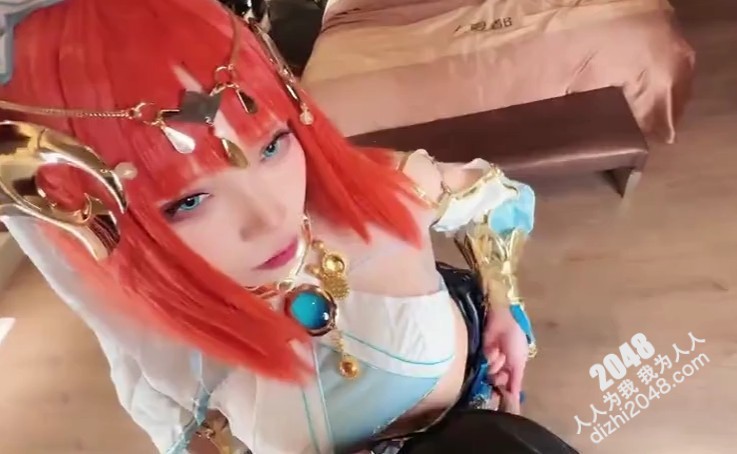 【MP4】[国产自拍]AAP-0712 【浵卡】cos原神 妮露 巨乳白虎，激情內射