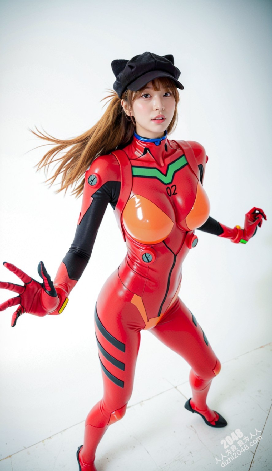 SKY女神的EVA诱惑：2025年5月3日，令人窒息的性感写真，火辣战斗服下的完美曲线，绝对让你心跳加速！(13)