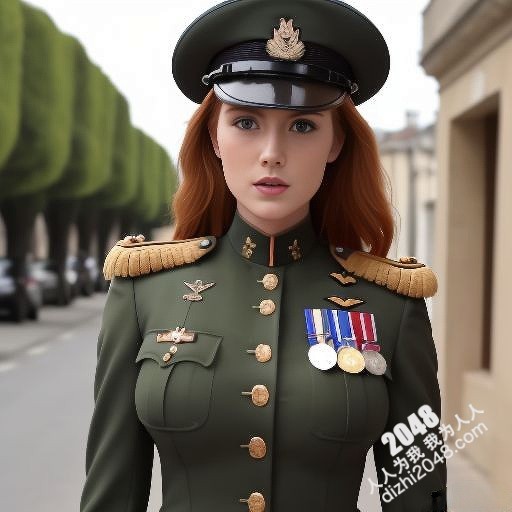 AI绘画：军装尤物，制服诱惑，性感女军官的秘密(5)