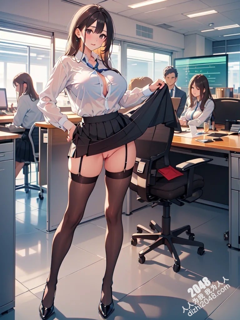 人像系列：OL的制服诱惑—午后阳光下的办公室秘密(2)