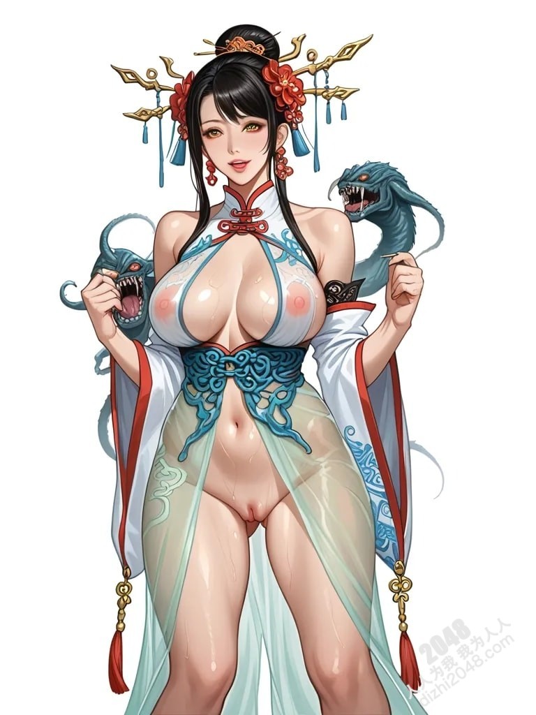 魅惑庙宇：狐耳少女与龙女禁忌的爱恋(12)