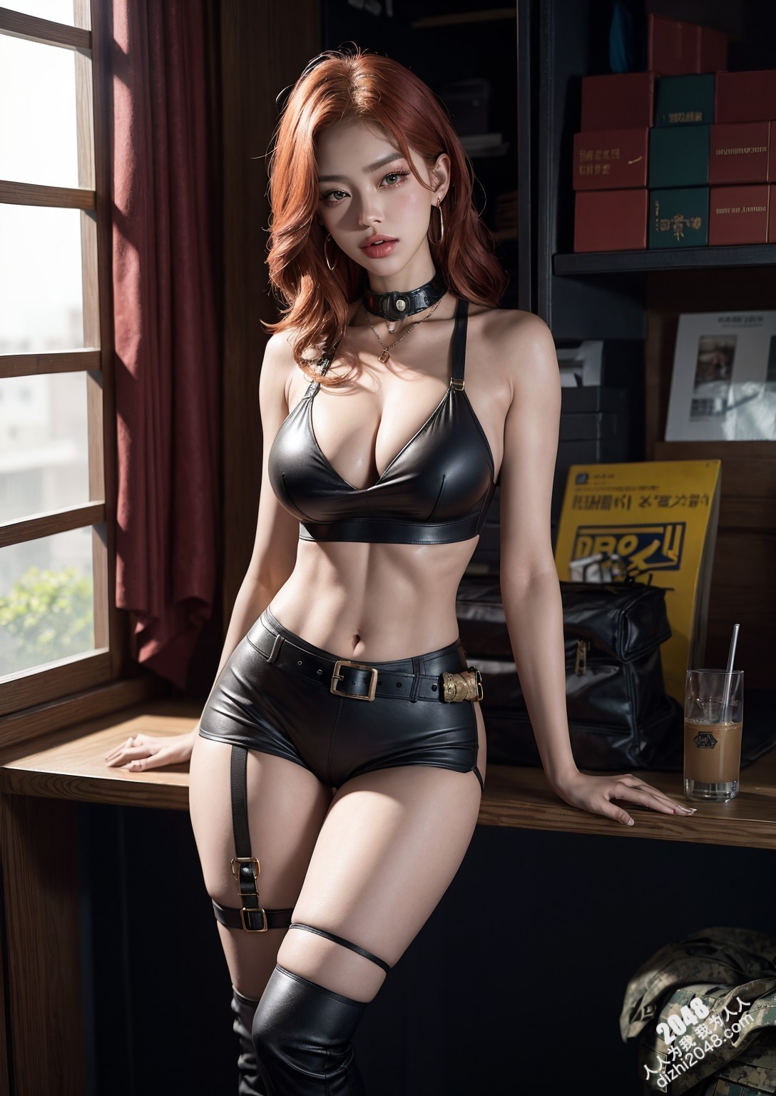 红色警戒特工塔妮亚：丰满身姿，致命诱惑，军事基地惊现绝色尤物(41)