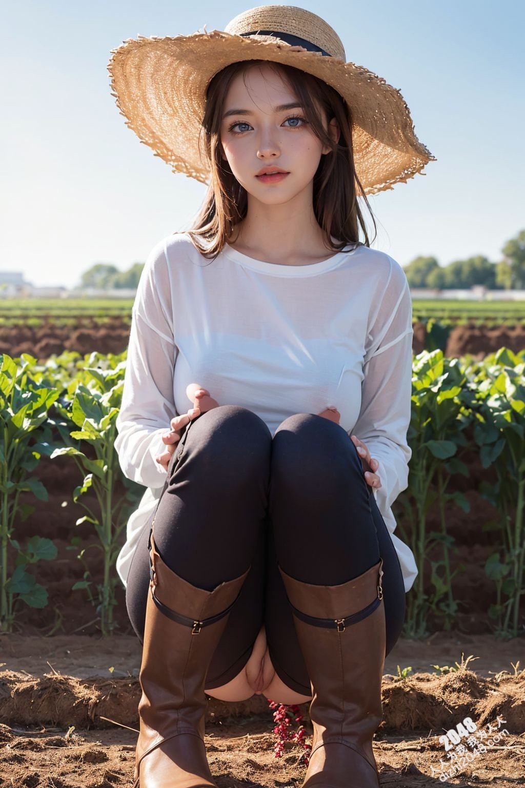 农家女孩的夏日诱惑：阳光、肌肤、牛仔短裙下的秘密(3)