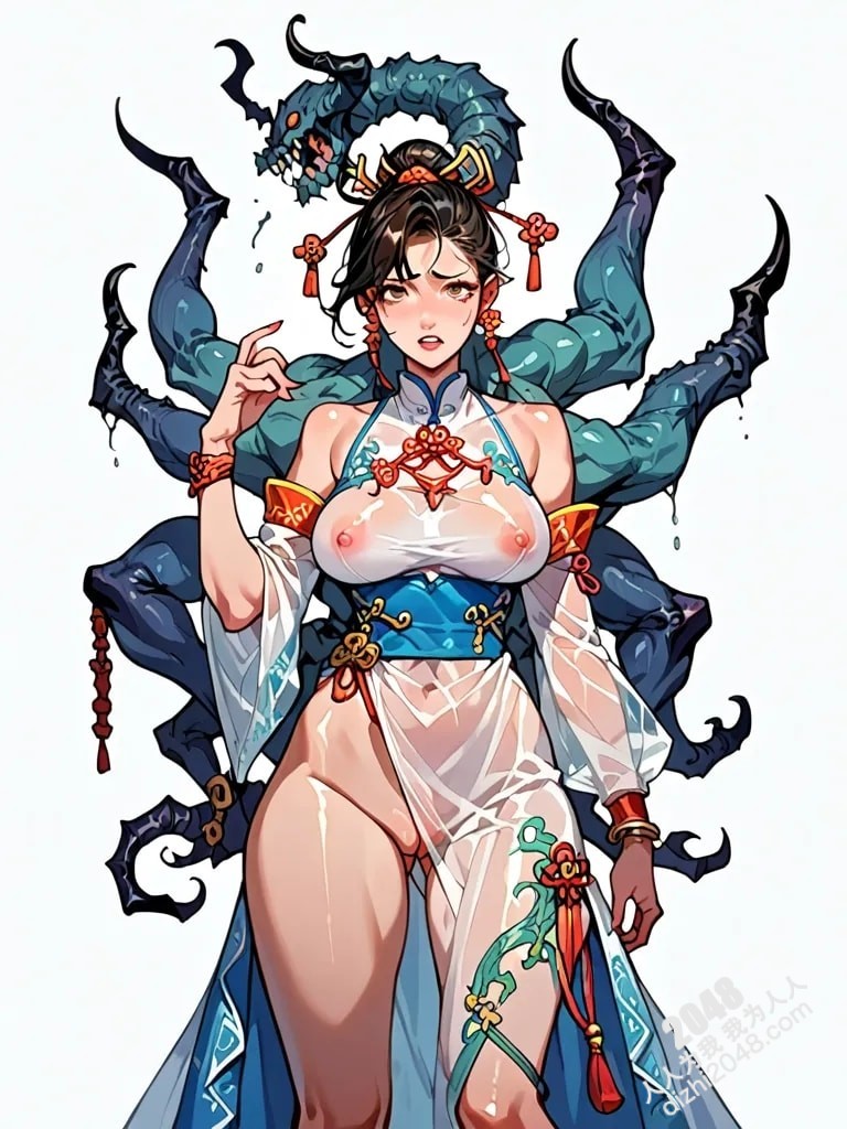 魅惑妖姬：东方奇幻风情画卷，绝色佳人，倾国倾城，风情万种，令人神魂颠倒。(3)