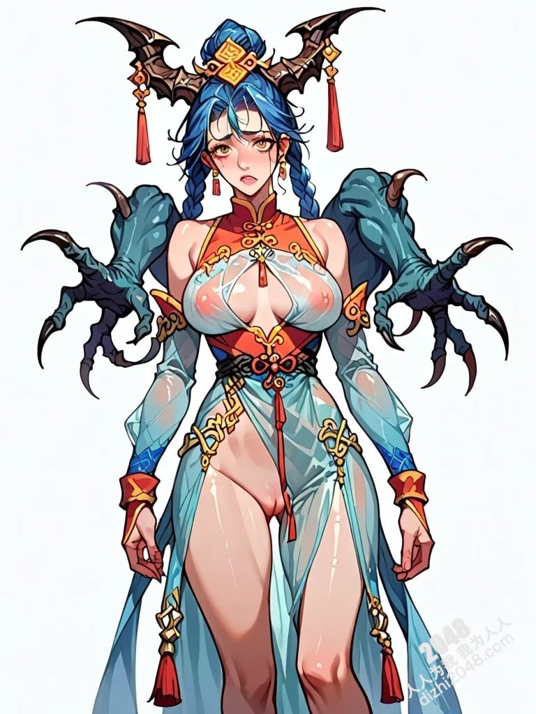 魅惑妖姬：东方奇幻风情画卷，绝色佳人，倾国倾城，风情万种，令人神魂颠倒。(2)