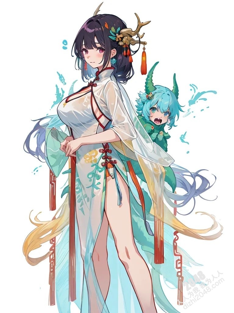 魅惑妖姬：东方奇幻风情画卷，绝色佳人，倾国倾城，风情万种，令人神魂颠倒。(9)
