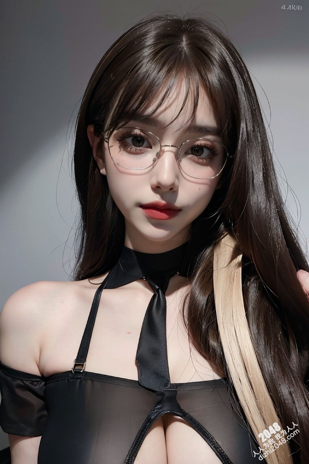 极品秘书的隐秘诱惑：黑色蕾丝制服下的曼妙身姿(20)