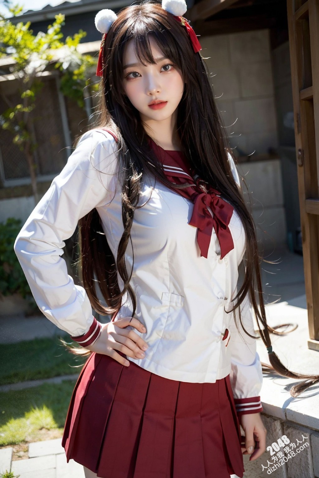 东方红校服写真：少女的秘密花园(2)
