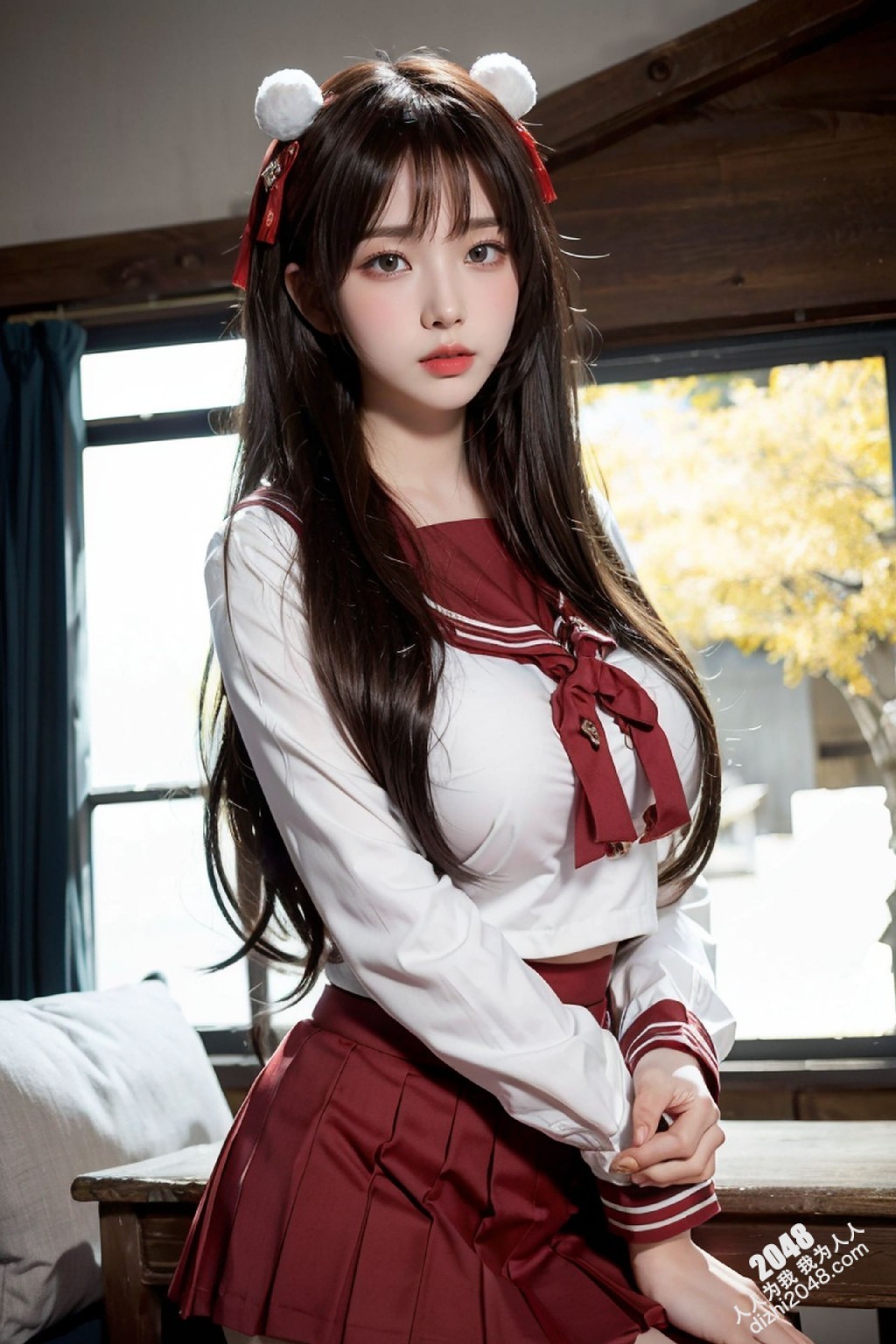 东方红校服写真：少女的秘密花园(3)