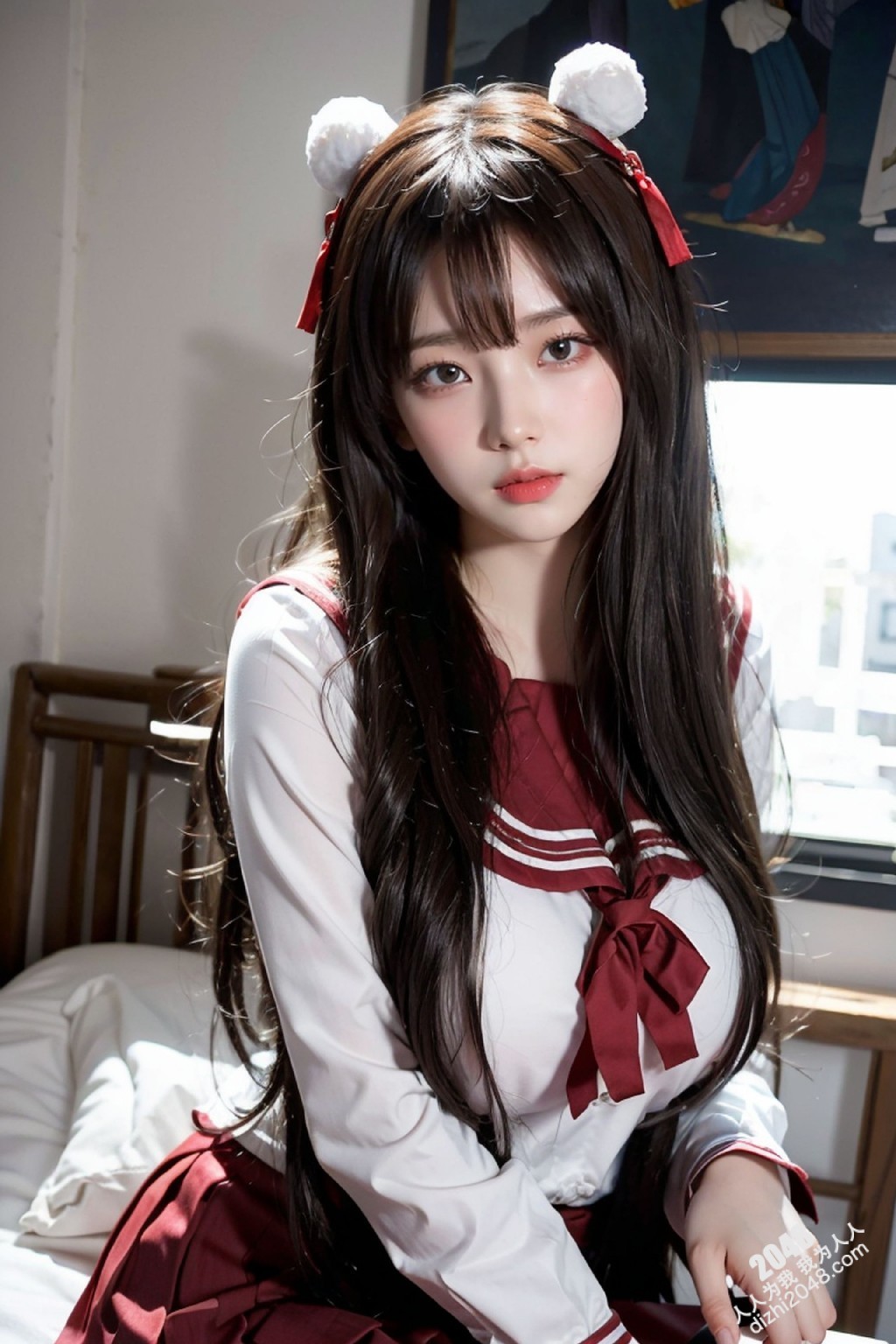 东方红校服写真：少女的秘密花园(4)