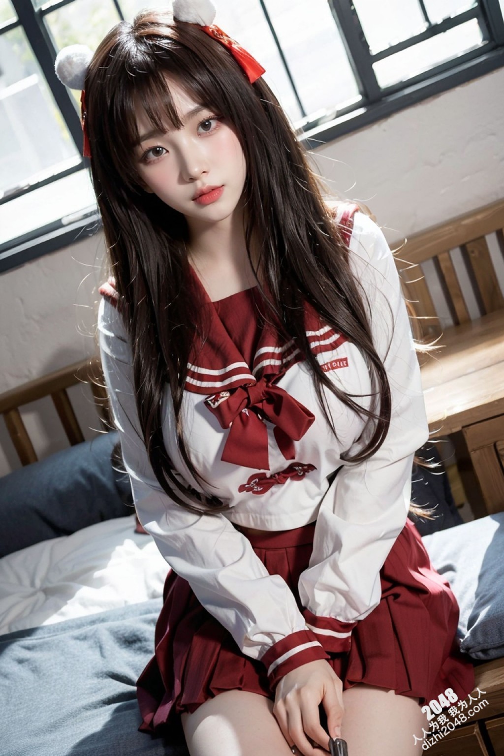 东方红校服写真：少女的秘密花园(5)