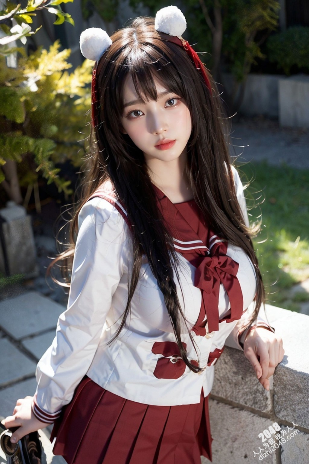东方红校服写真：少女的秘密花园(9)