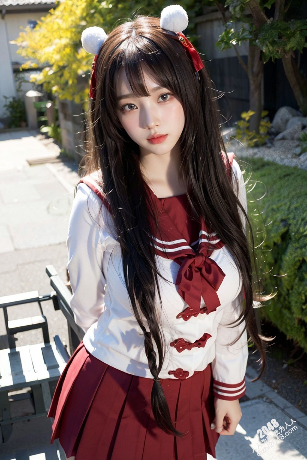 东方红校服写真：少女的秘密花园(11)