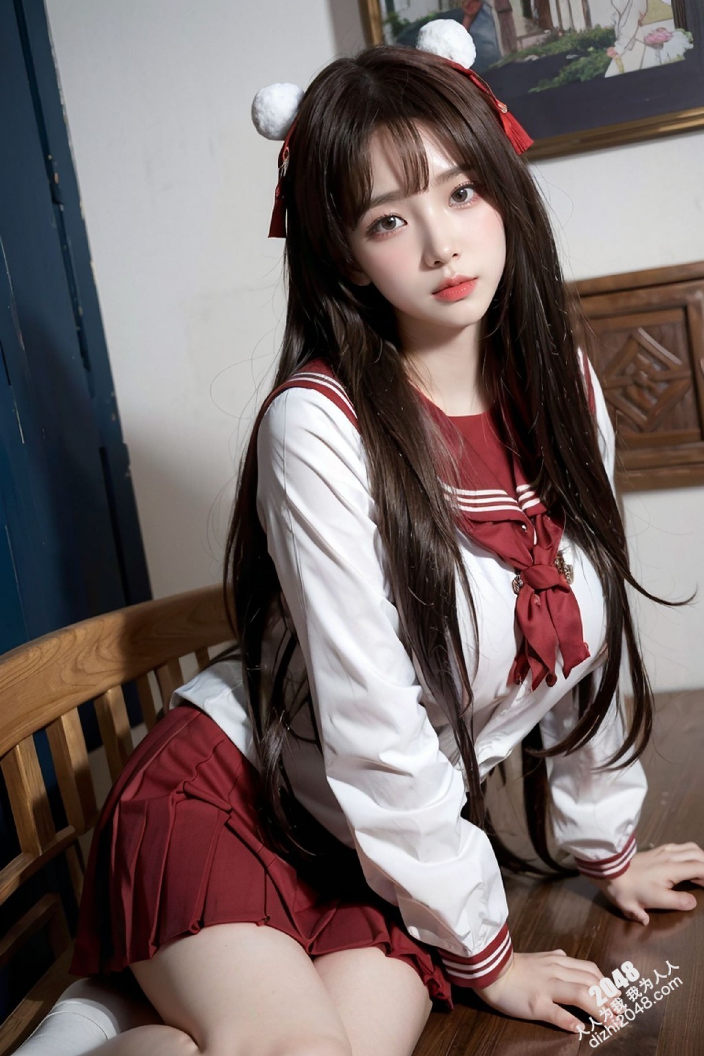 东方红校服写真：少女的秘密花园(12)