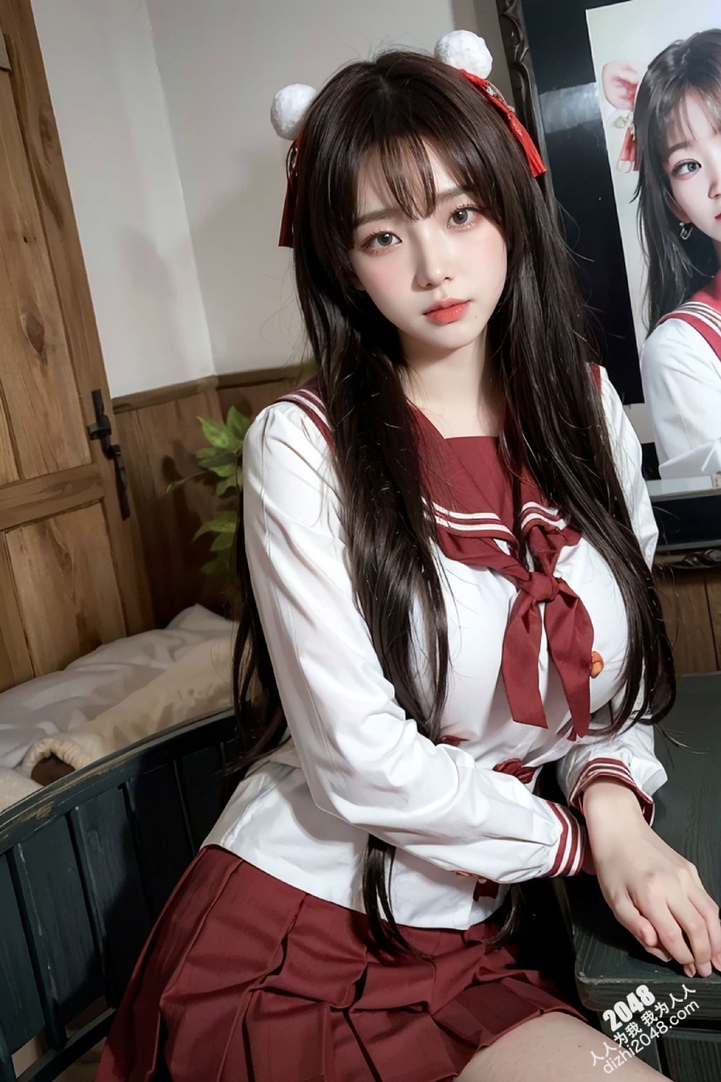 东方红校服写真：少女的秘密花园(15)