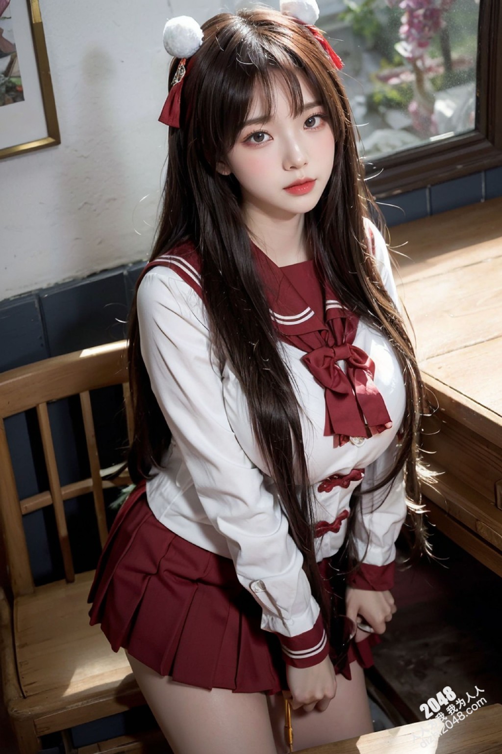 东方红校服写真：少女的秘密花园(17)