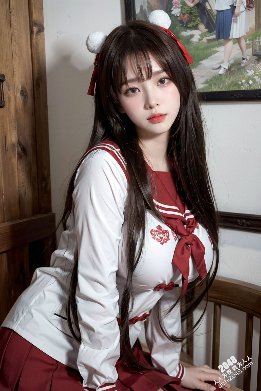 东方红校服写真：少女的秘密花园(18)