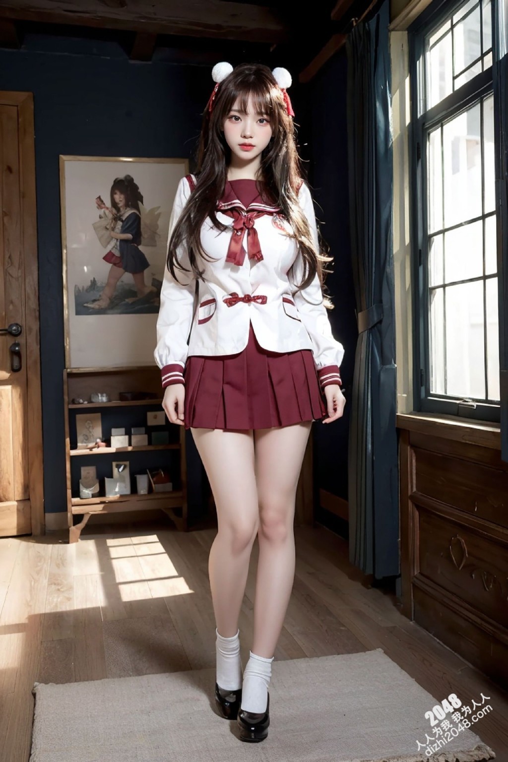 东方红校服写真：少女的秘密花园(20)