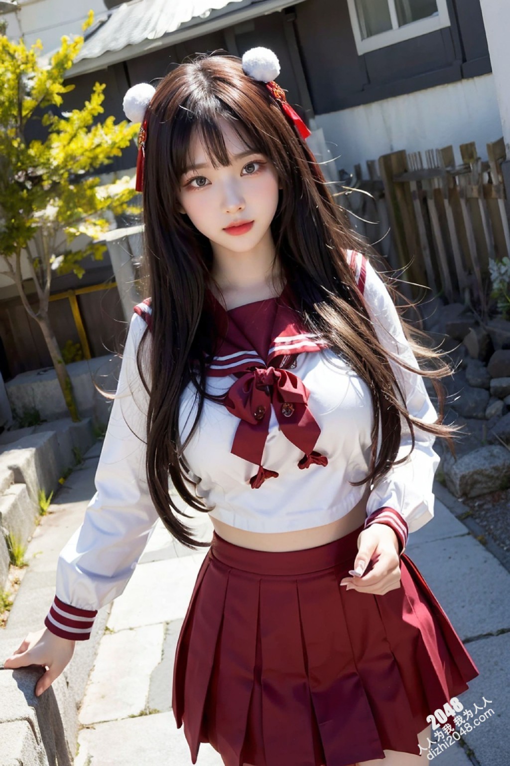 东方红校服写真：少女的秘密花园(21)
