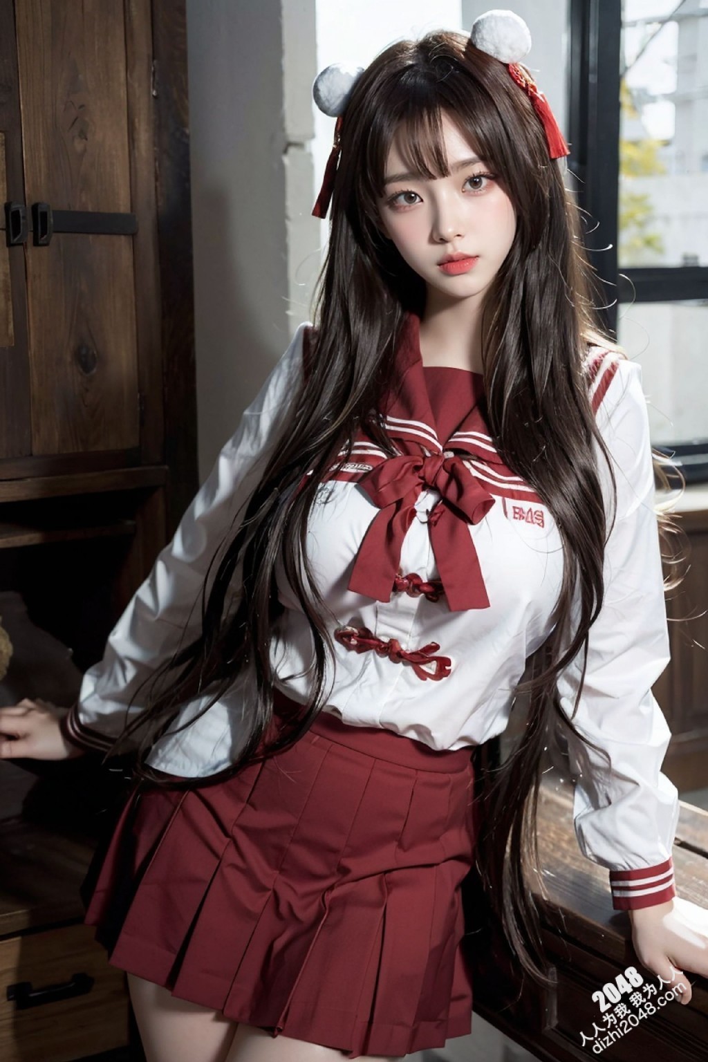 东方红校服写真：少女的秘密花园(24)