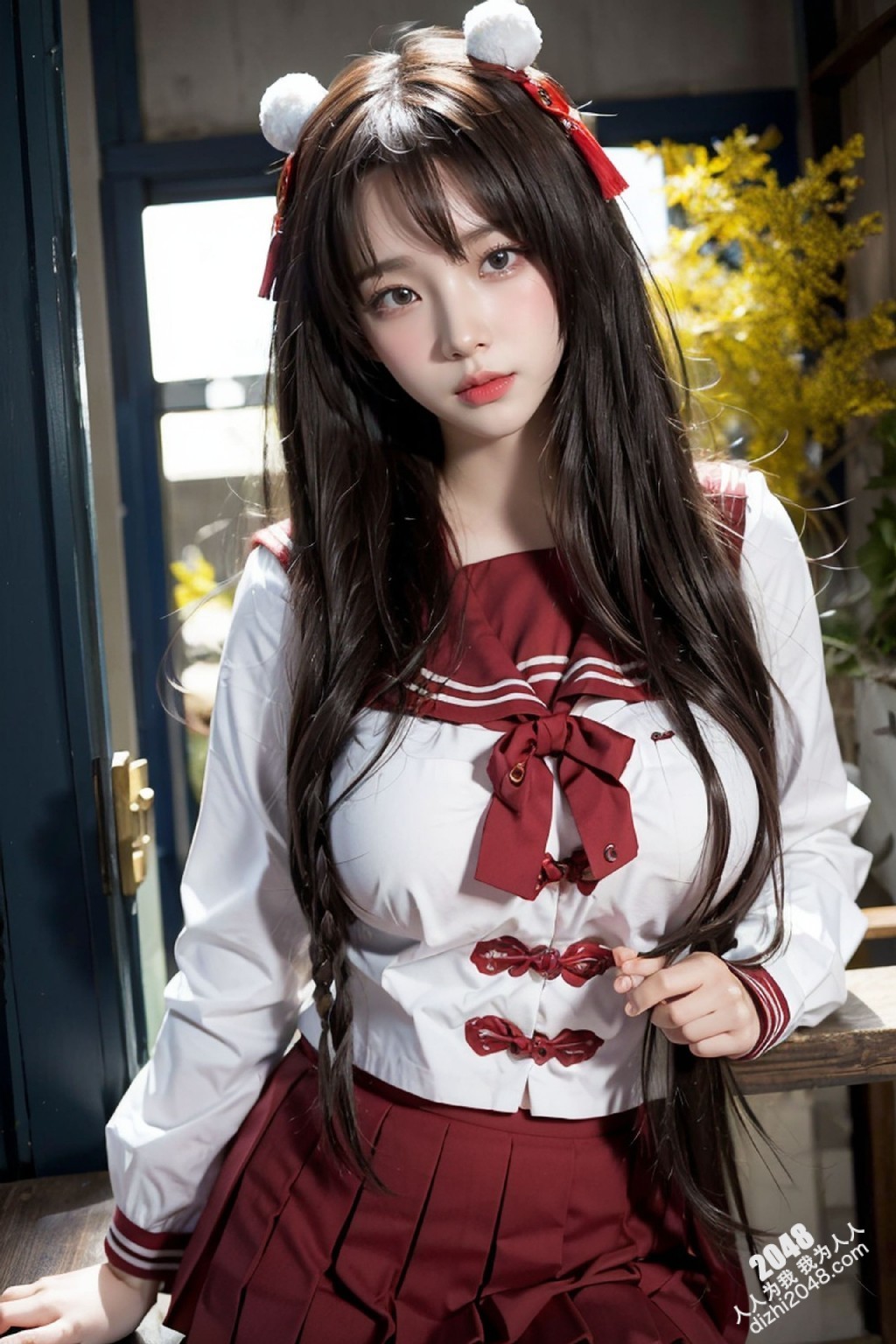 东方红校服写真：少女的秘密花园(25)