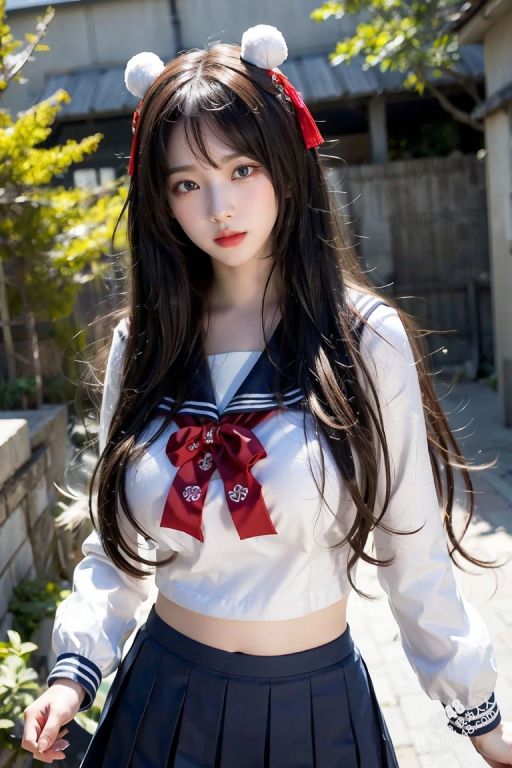 东方红校服写真：少女的秘密花园(26)