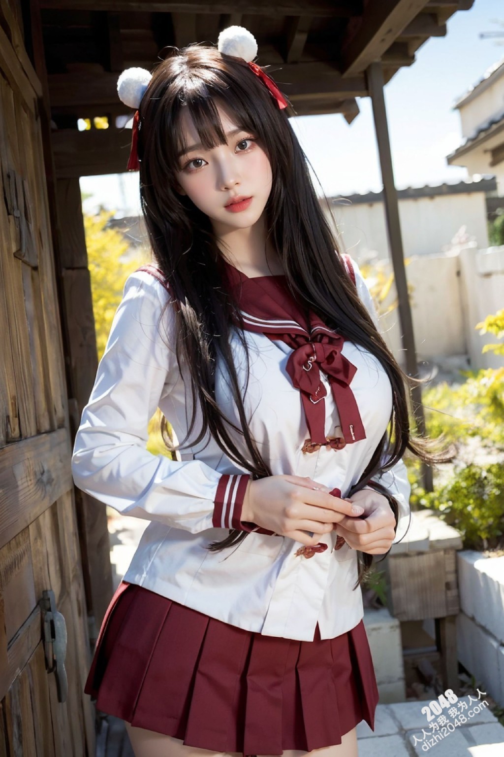 东方红校服写真：少女的秘密花园(27)