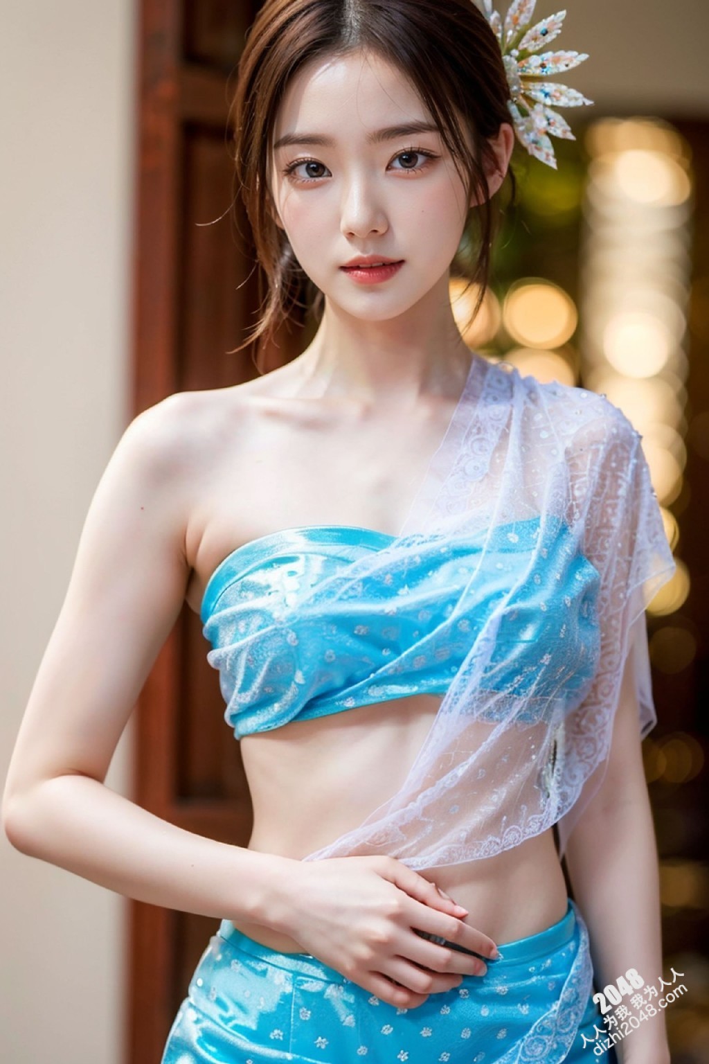 泰国女子写真：曼谷的魅惑佳人，轻纱遮不住的火辣身材，令人心跳加速的绝世诱惑(12)