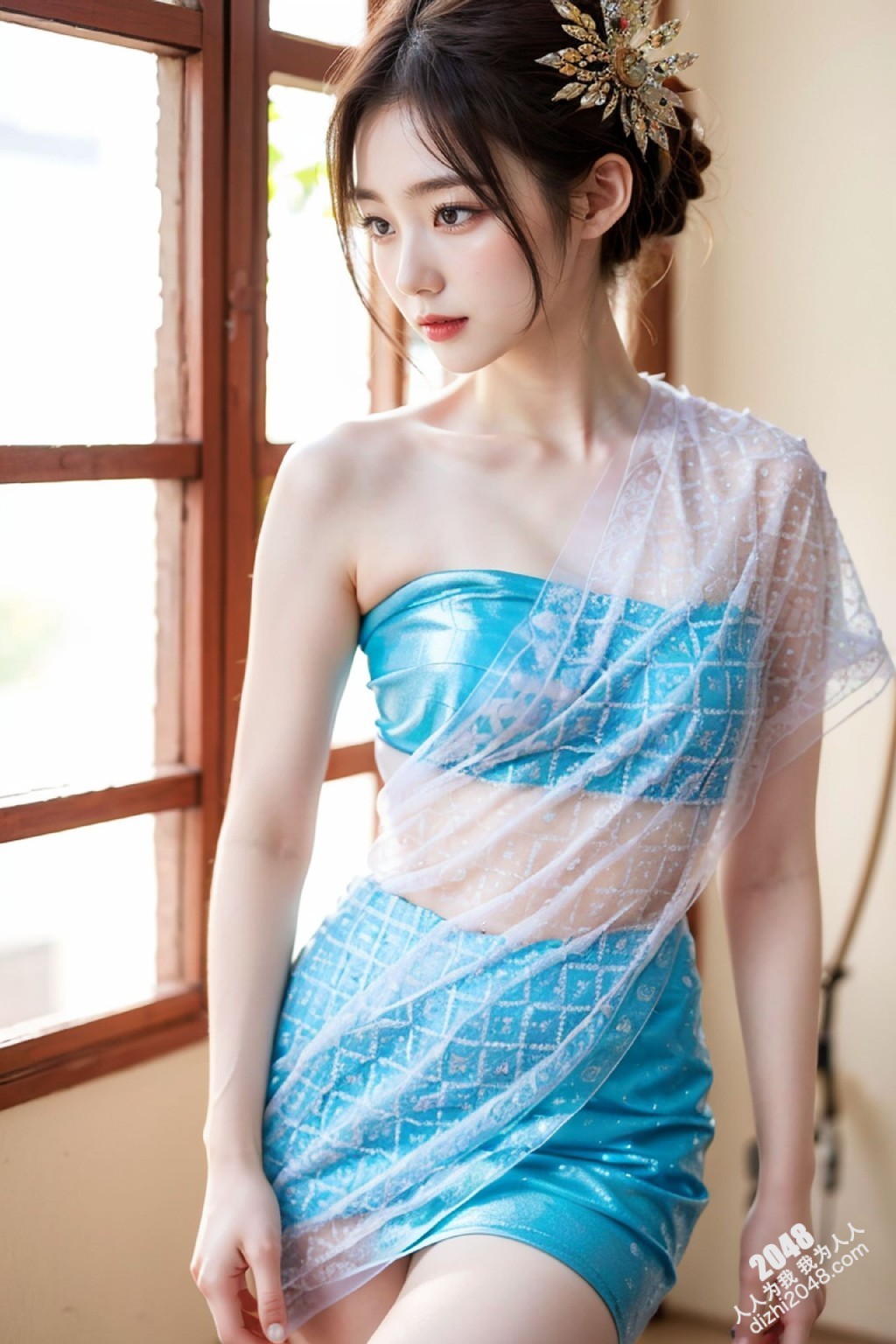 泰国女子写真：曼谷的魅惑佳人，轻纱遮不住的火辣身材，令人心跳加速的绝世诱惑(18)