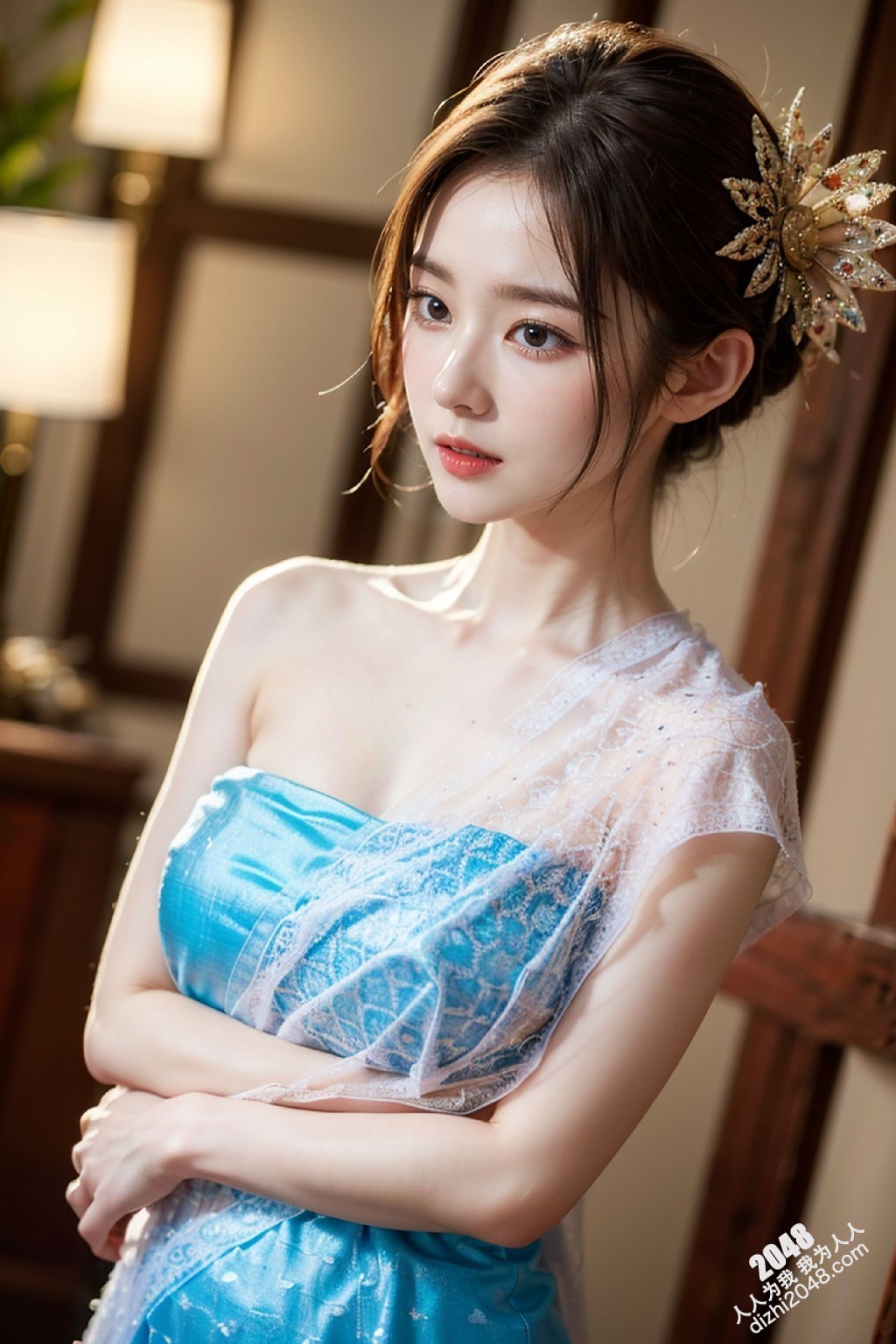 泰国女子写真：曼谷的魅惑佳人，轻纱遮不住的火辣身材，令人心跳加速的绝世诱惑(23)
