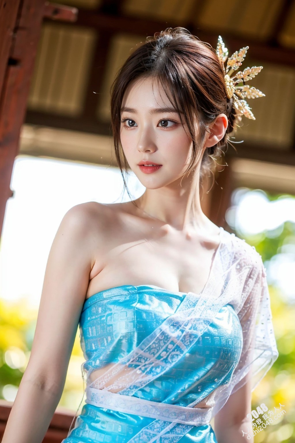 泰国女子写真：曼谷的魅惑佳人，轻纱遮不住的火辣身材，令人心跳加速的绝世诱惑(35)