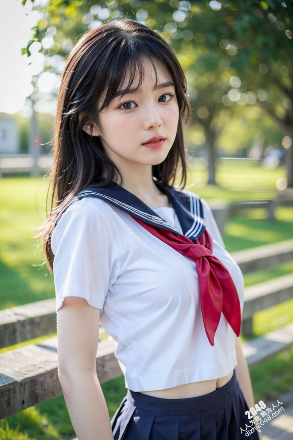 清纯校服少女的阳光午后：制服诱惑与青春的悸动(1)