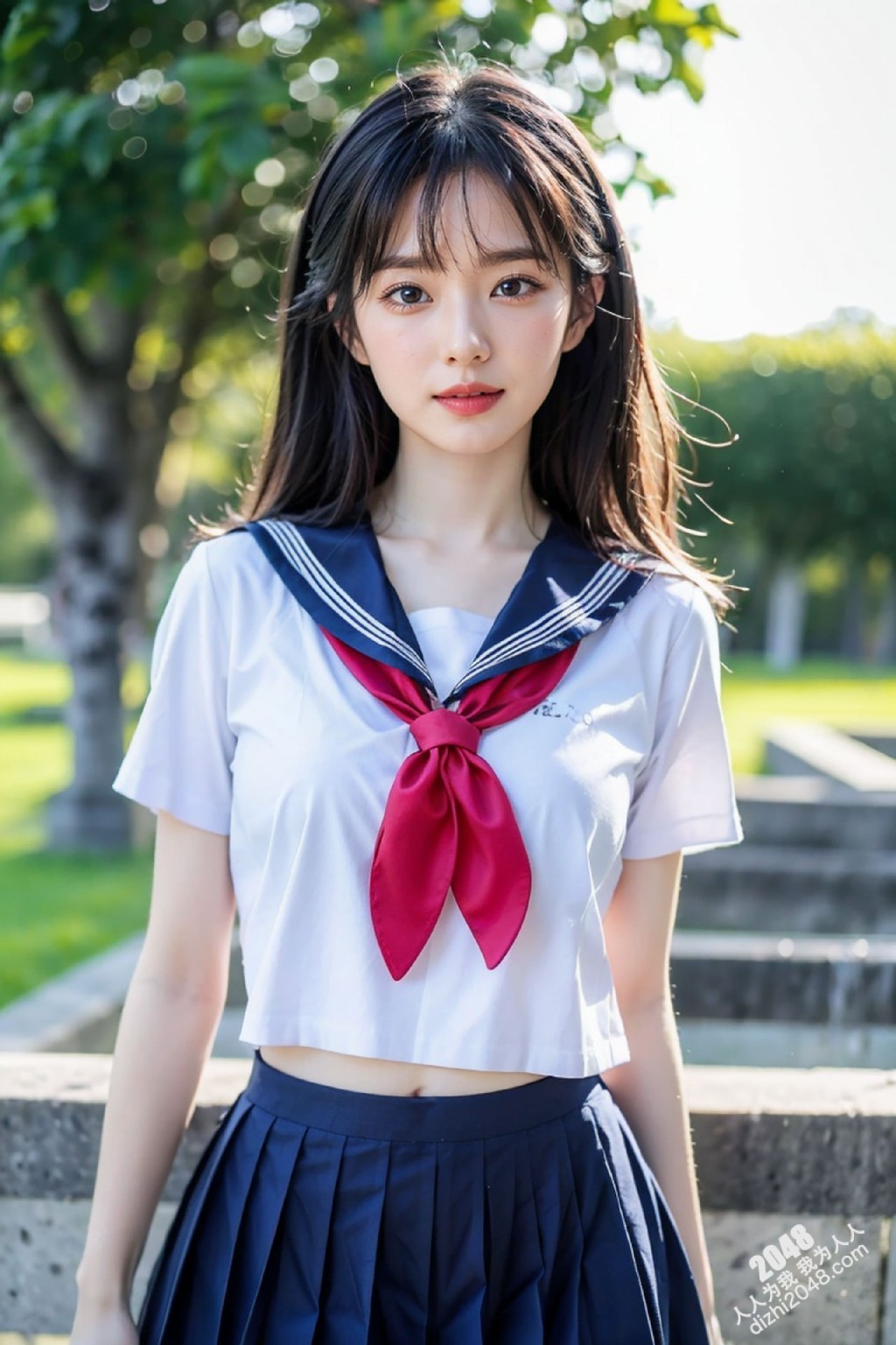 清纯校服少女的阳光午后：制服诱惑与青春的悸动(2)