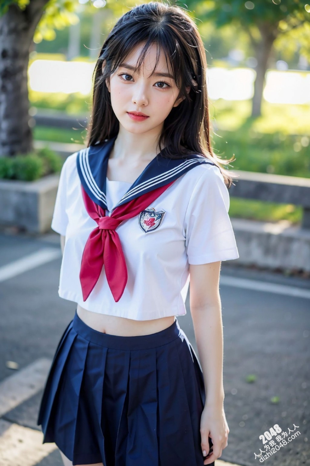 清纯校服少女的阳光午后：制服诱惑与青春的悸动(4)