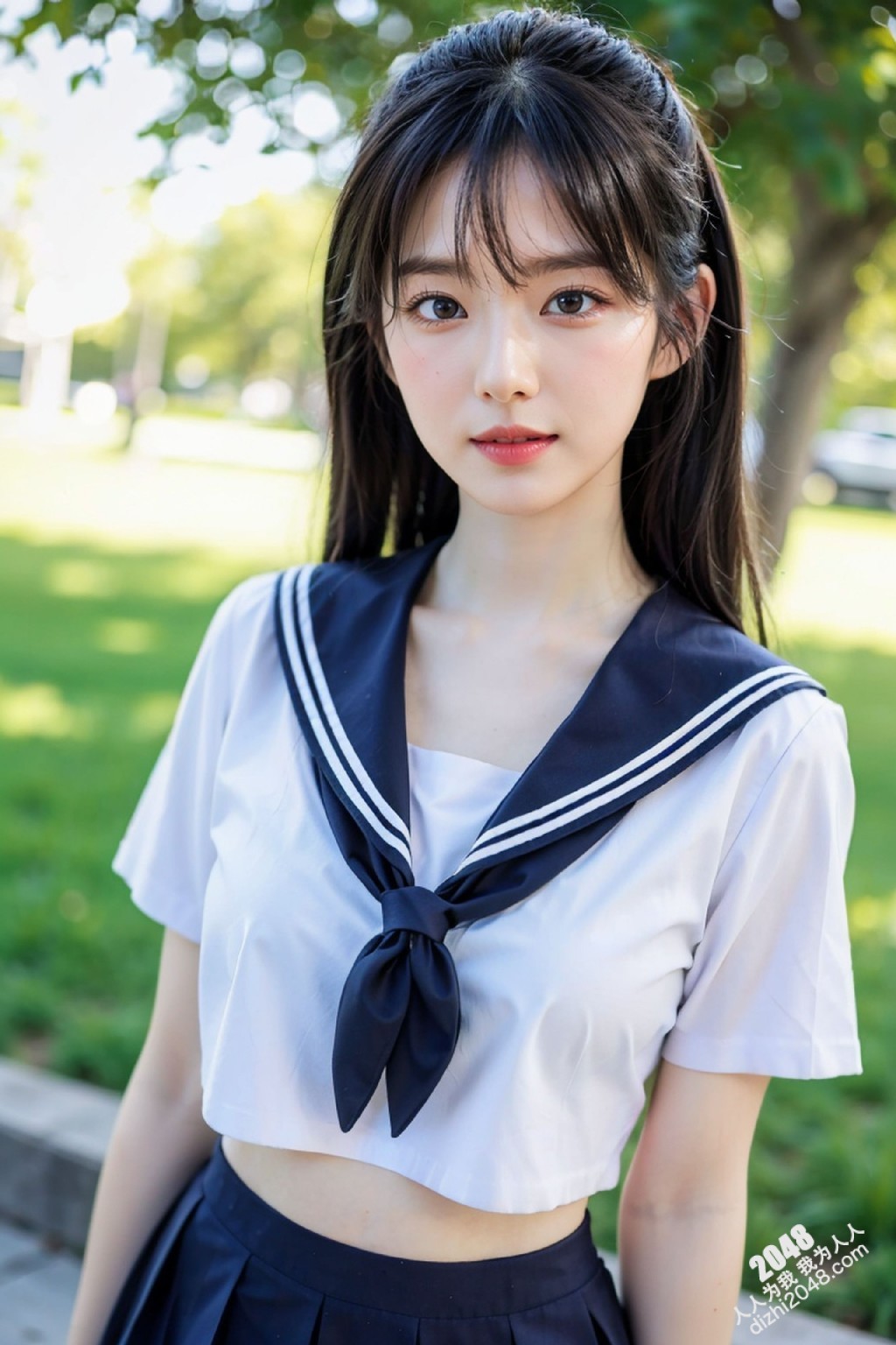清纯校服少女的阳光午后：制服诱惑与青春的悸动(6)