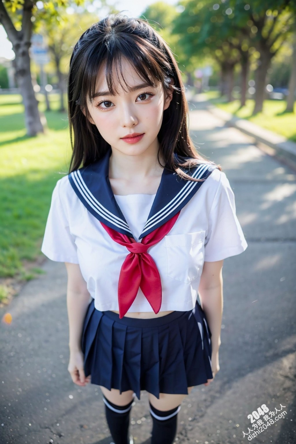 清纯校服少女的阳光午后：制服诱惑与青春的悸动(9)