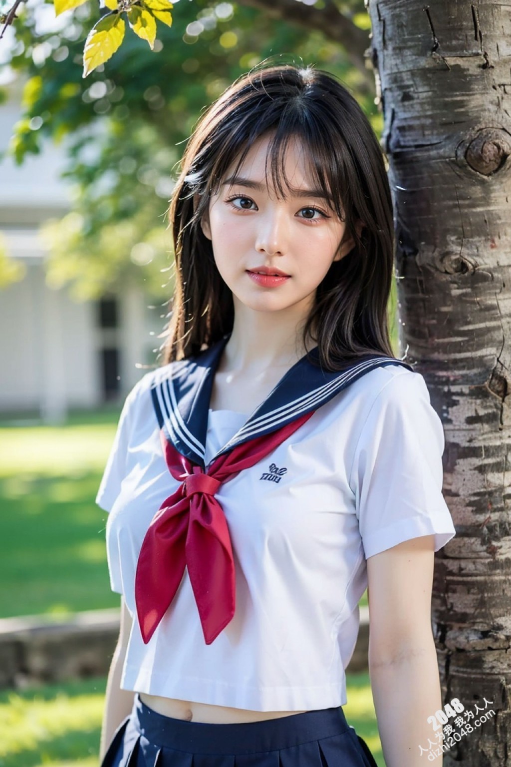 清纯校服少女的阳光午后：制服诱惑与青春的悸动(10)