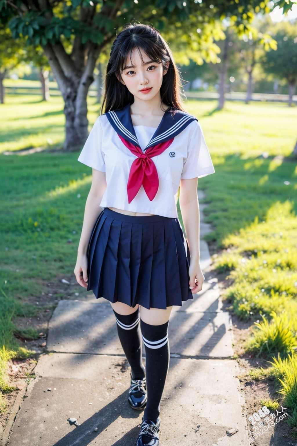 清纯校服少女的阳光午后：制服诱惑与青春的悸动(12)