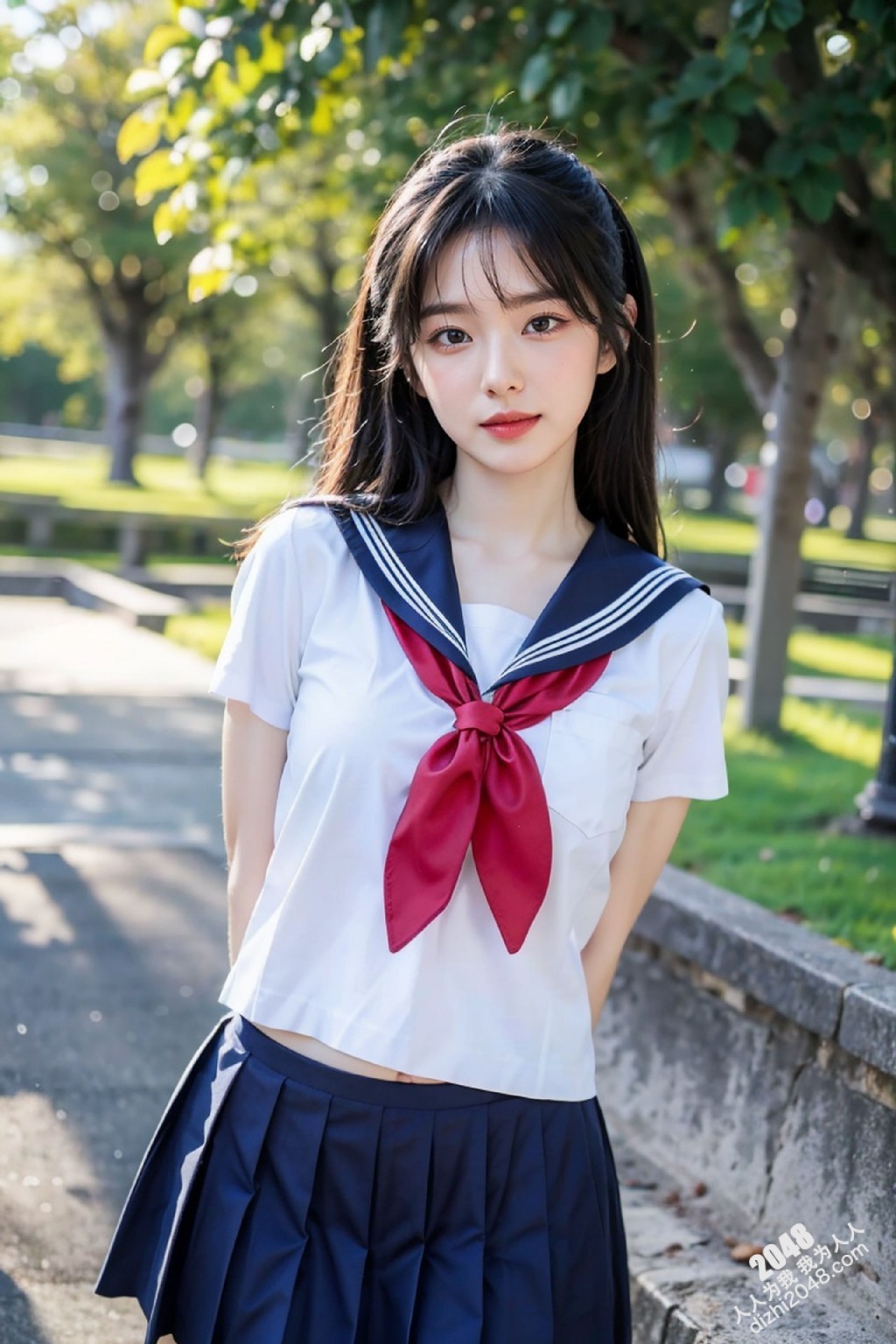 清纯校服少女的阳光午后：制服诱惑与青春的悸动(14)