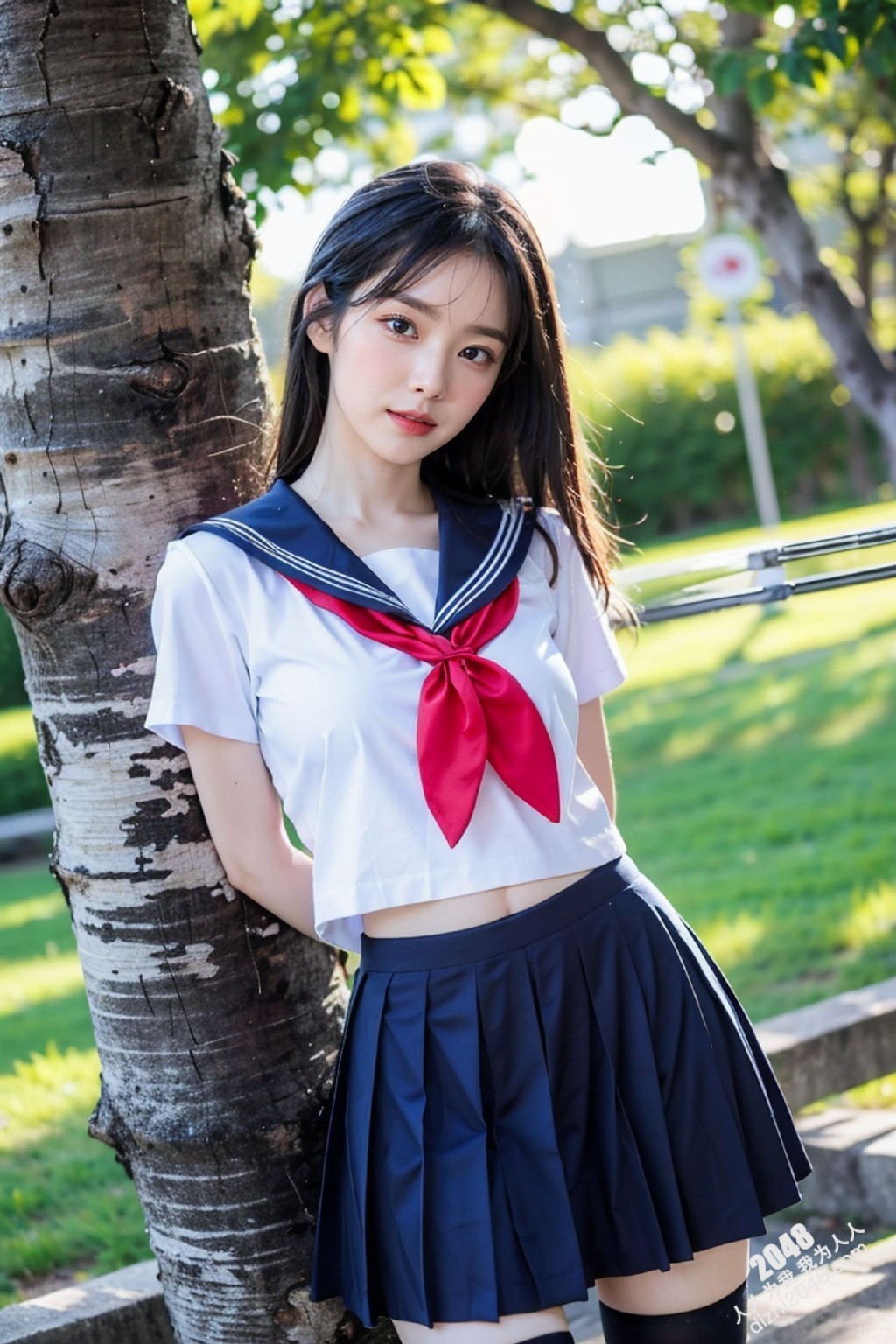 清纯校服少女的阳光午后：制服诱惑与青春的悸动(17)