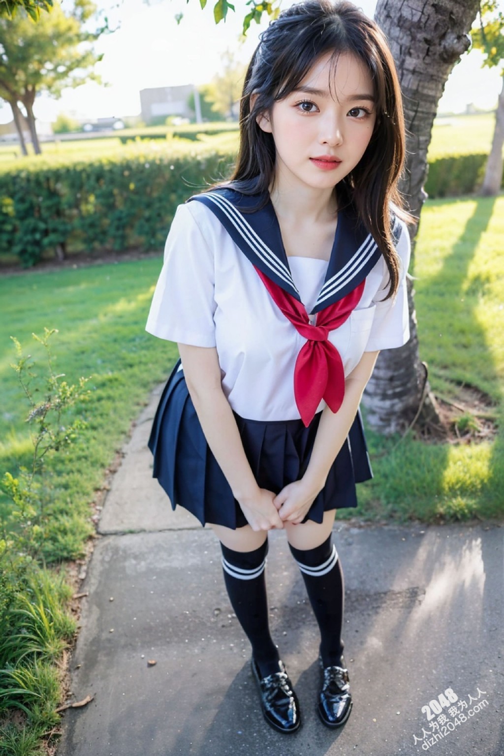 清纯校服少女的阳光午后：制服诱惑与青春的悸动(18)