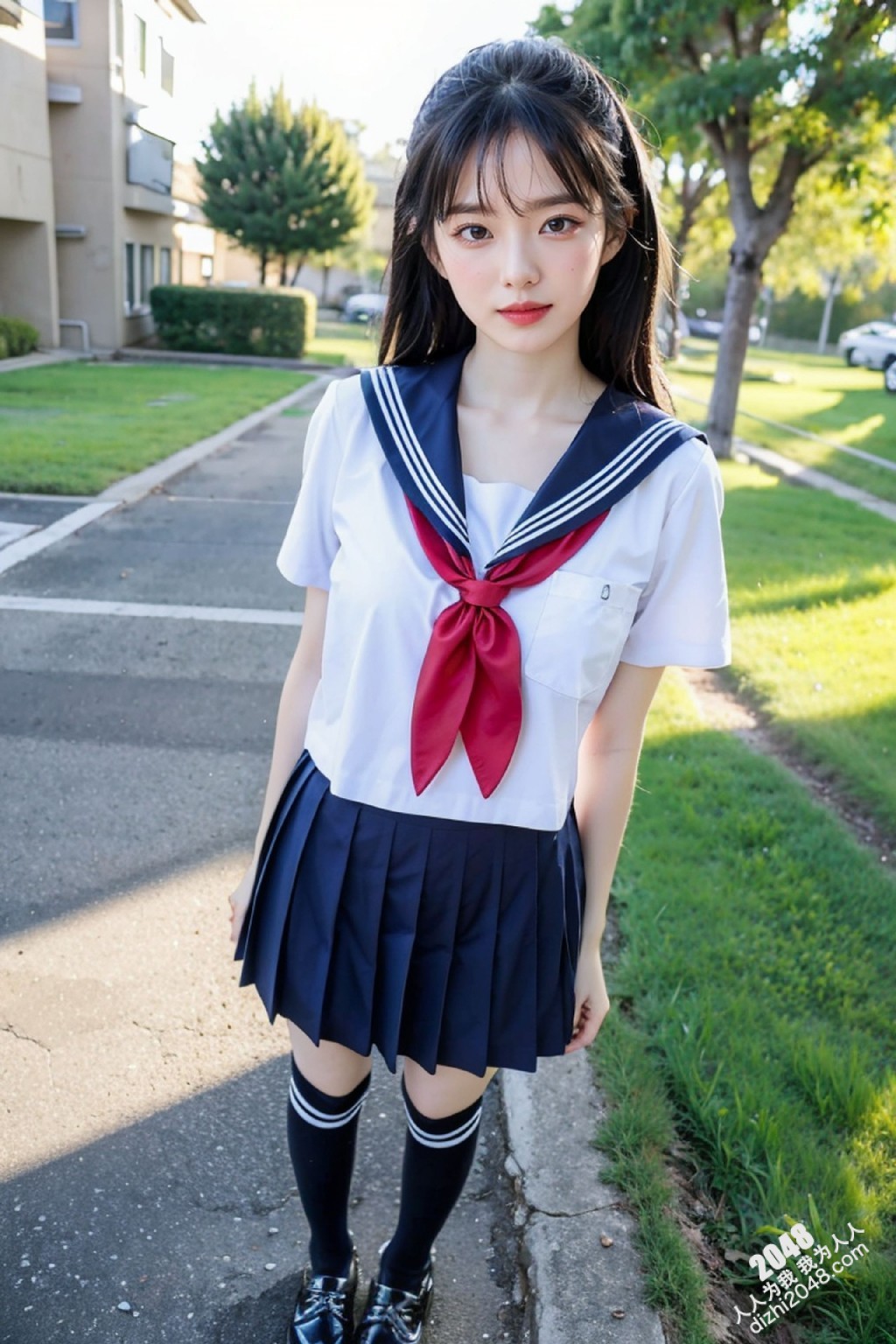 清纯校服少女的阳光午后：制服诱惑与青春的悸动(20)