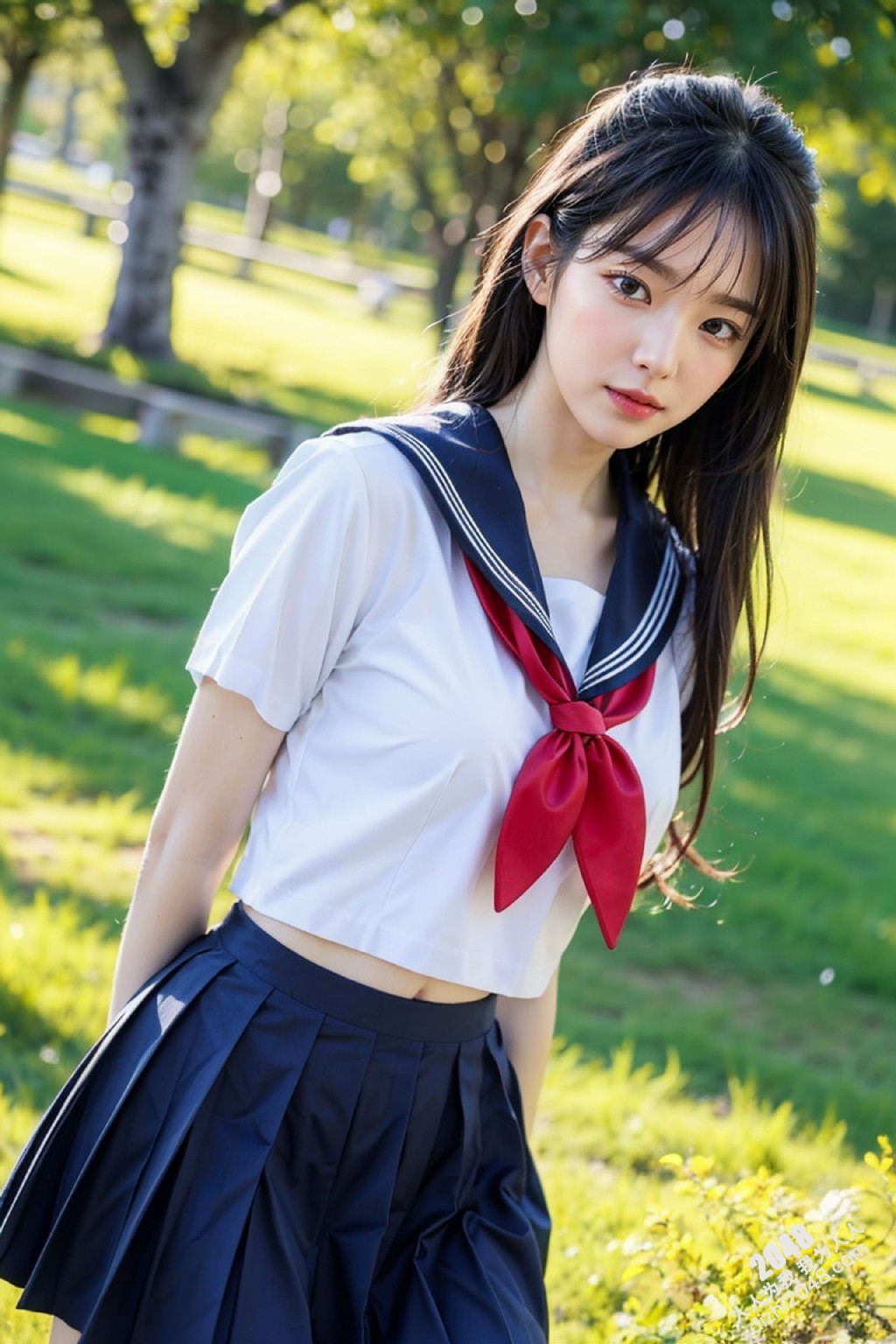 清纯校服少女的阳光午后：制服诱惑与青春的悸动(23)