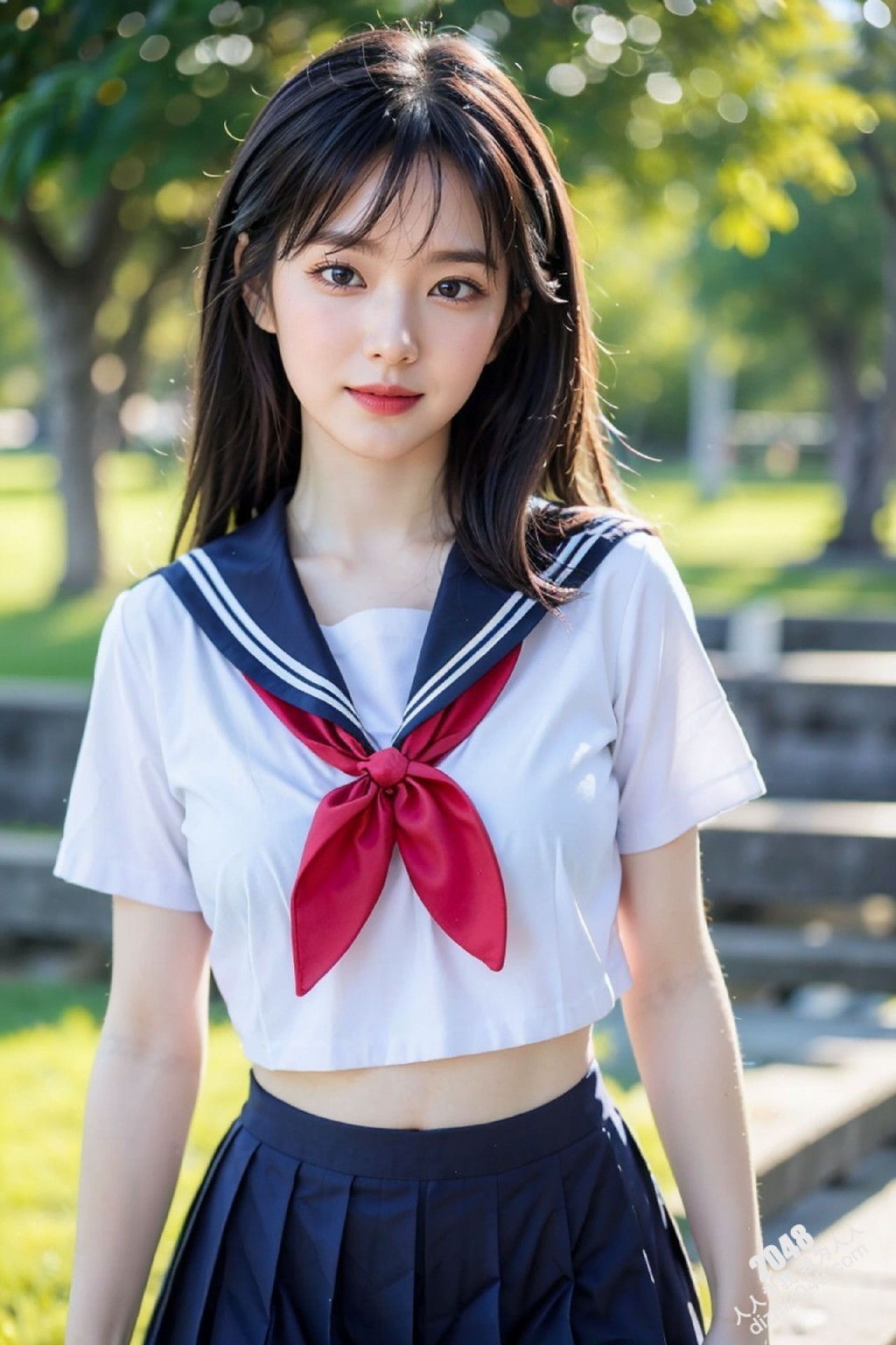 清纯校服少女的阳光午后：制服诱惑与青春的悸动(25)