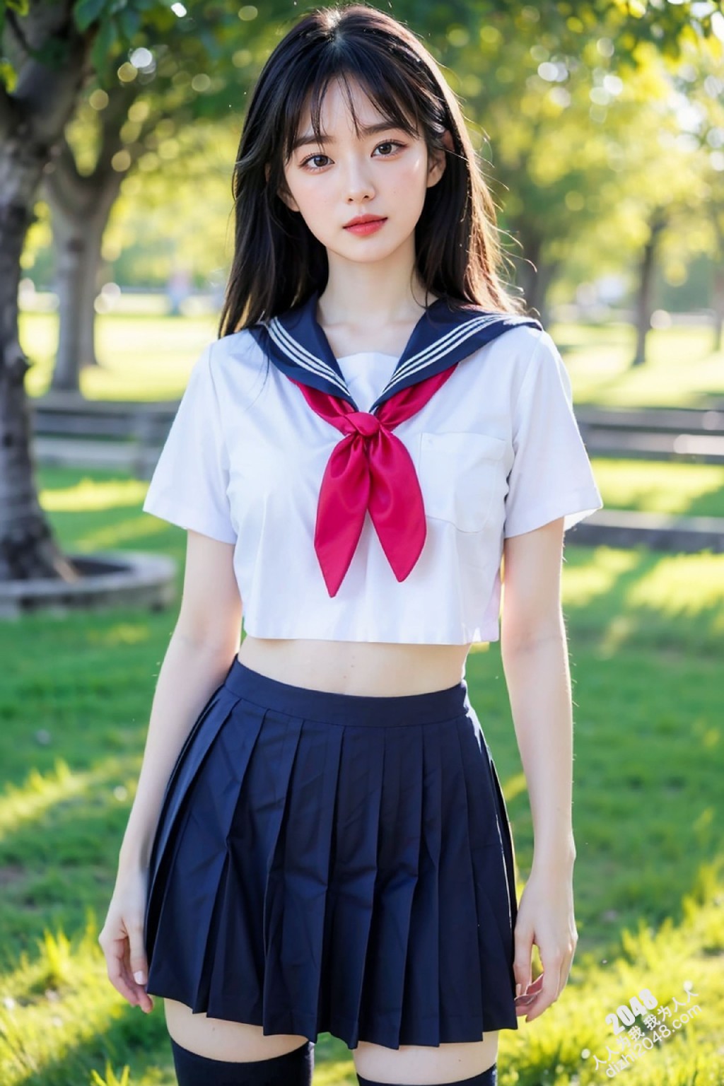 清纯校服少女的阳光午后：制服诱惑与青春的悸动(28)