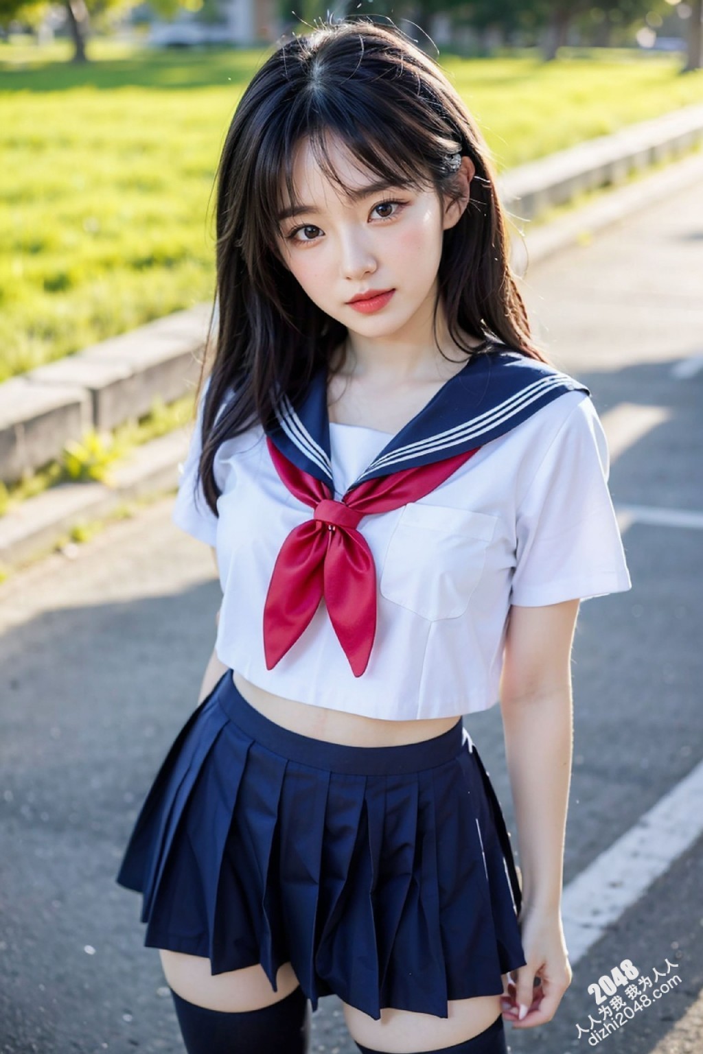 清纯校服少女的阳光午后：制服诱惑与青春的悸动(34)