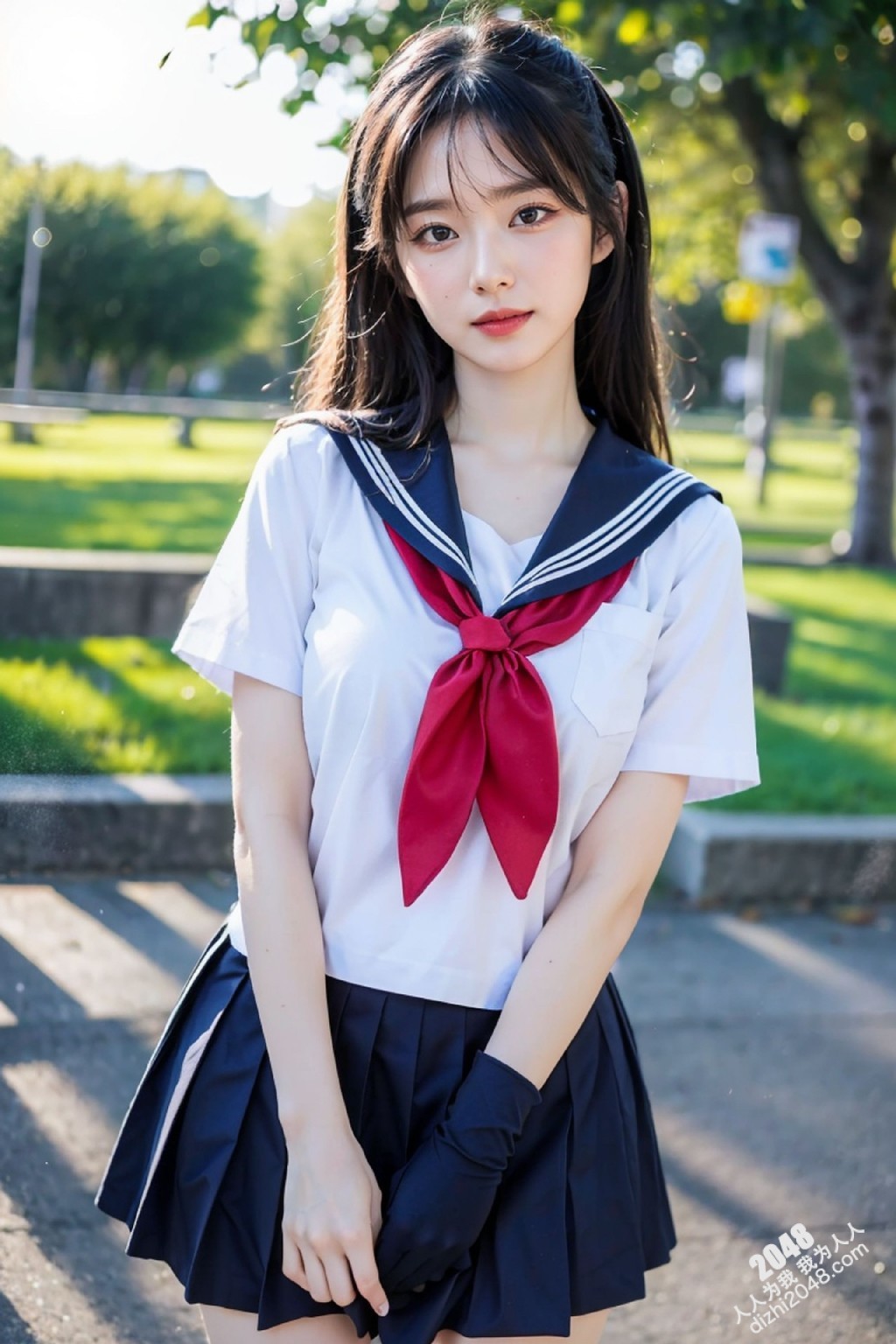 清纯校服少女的阳光午后：制服诱惑与青春的悸动(42)