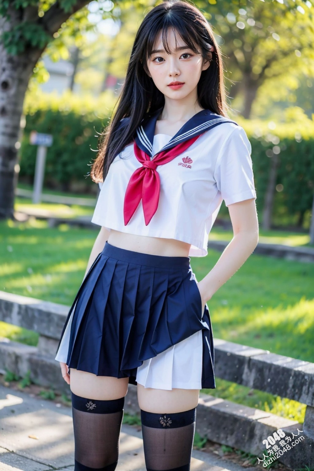清纯校服少女的阳光午后：制服诱惑与青春的悸动(44)