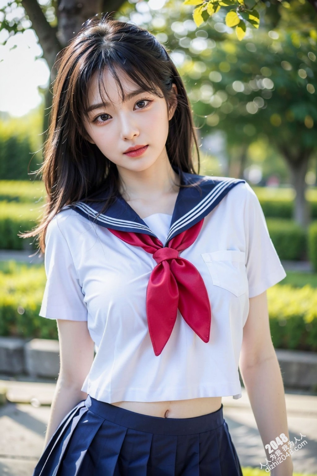 清纯校服少女的阳光午后：制服诱惑与青春的悸动(45)